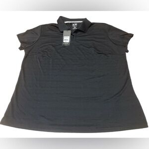 ADIDAS Women's 2XL Black Climalite Golf Polo Shirt NWT
